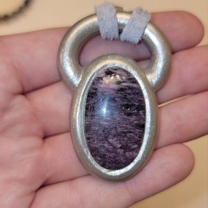 Charoite Pendant Necklace